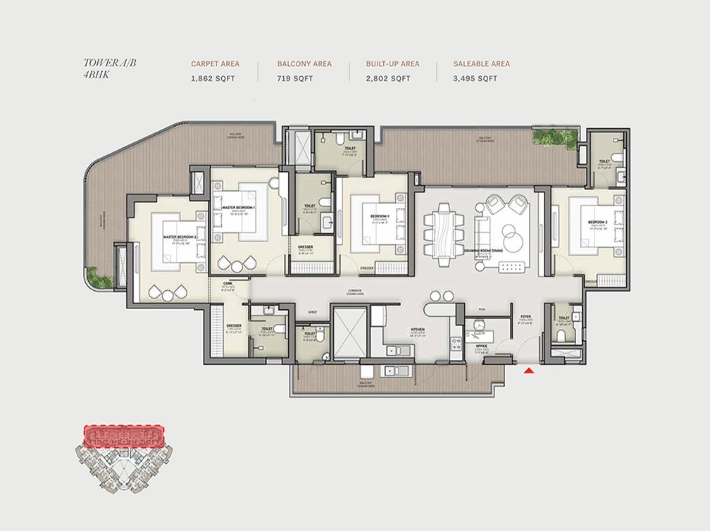 3BHK